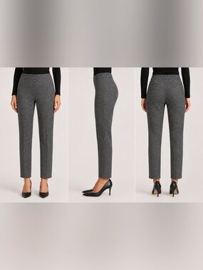Modo SoLo by We3 Gray Textured Ankle Pants Career Office Stretch Size 6
